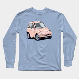 REVAi G-Wiz small electric car in pink Long Sleeve T-Shirt